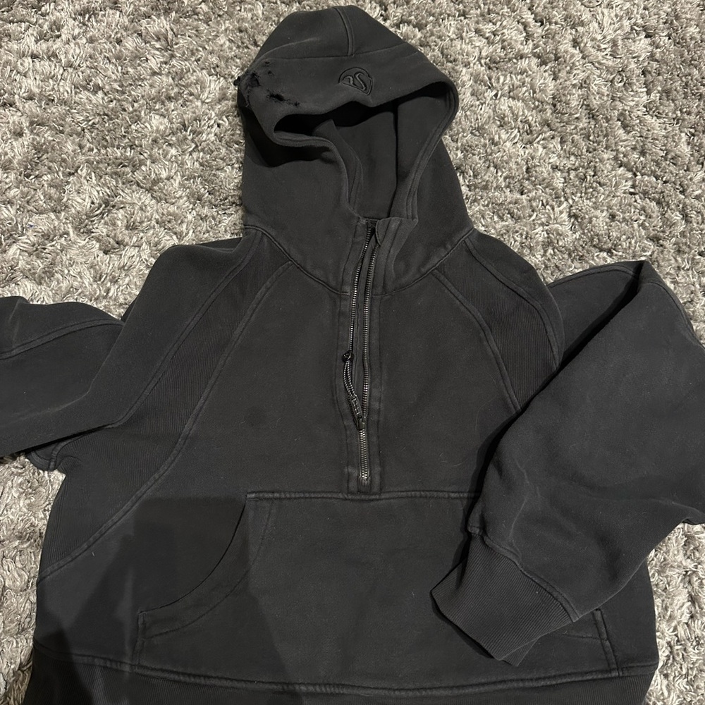 Lululemon scuba Black Hoodie